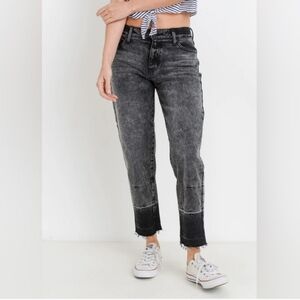 Letter to Juliet L.T.J NWT Modena Fold Release Hem Jean in Washed Black